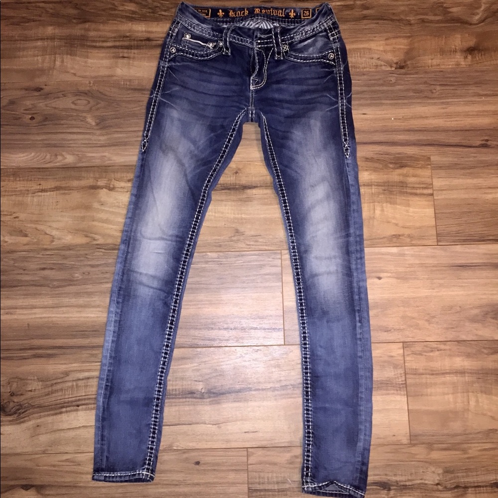 Size 26 rock revival “ETTY SKINNY” jeans